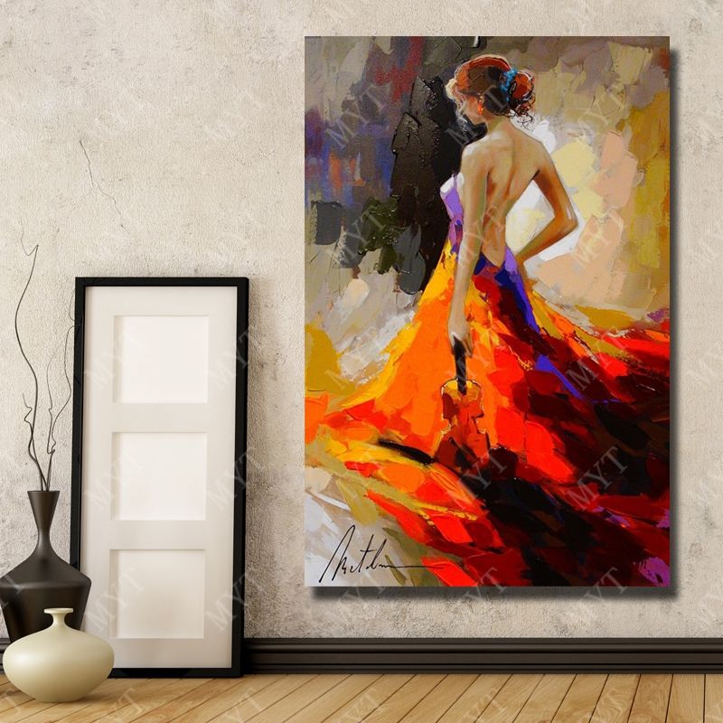 Acquista Dipinto A Mano Bella Signora Pittura A Olio Moderna Soggiorno Decorazione Della Parete Pittura Su Tela Astratta Ragazza Arte Senza Cornice A 26 36 Dal Dafenoilpaintingyeah Dhgate Com