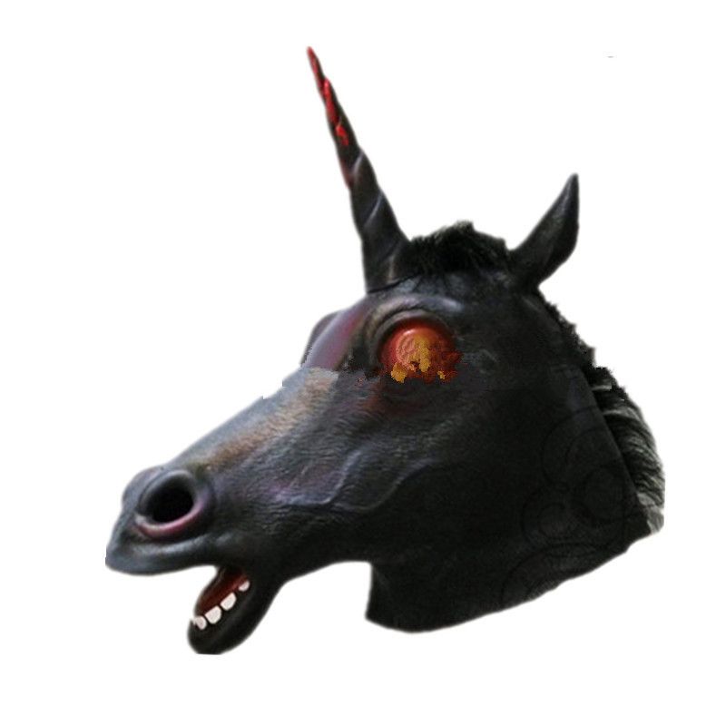 black unicorn toy