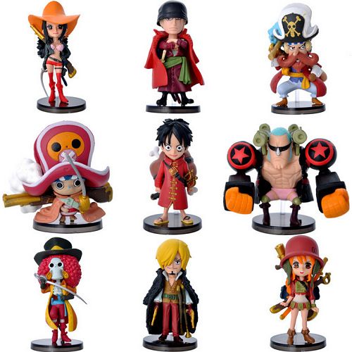 21 Anime Cartoon One Piece Film Z Luffy Zoro Sanji Franky Q Version Pvc Action Figure Toys Dolls Set In Stock From The One 1 31 Dhgate Com