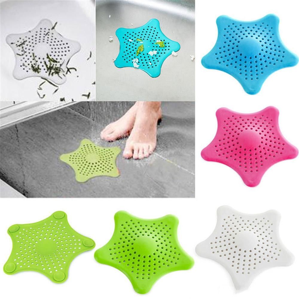 Floor Drain Hair Stopper Bath Catcher Sink Strainer Sewer Filter Shower CoverPVC