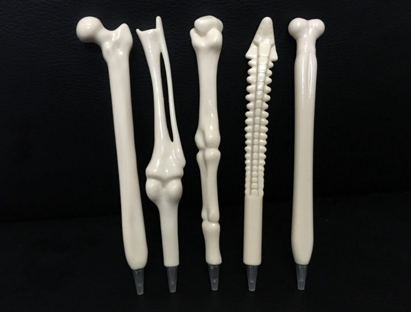 5pcs/lot Creative Ballpoint Pen Bone Shape Student Nurse Doctor Stationery Gift