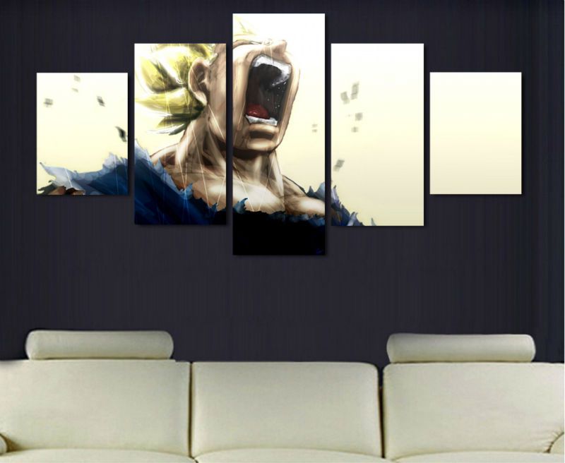 2019 Printed Vegeta Dragon Ball Z Super Saiyan Painting Canvas Print Room Decor Print Poster Picture Canvas Pt0004 From Portraitcustom 27 13