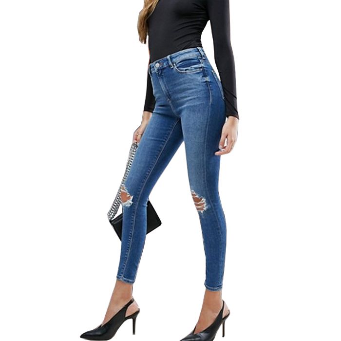 ripped denim jeans ladies
