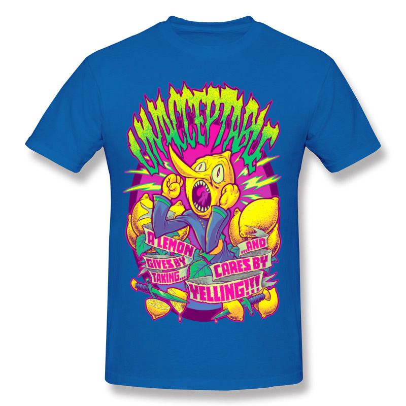 Contract Fluorescent Color Funny Mans T Shirt Hip Hop Street Boys