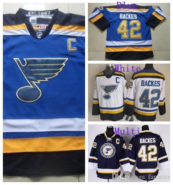 blues backes jersey