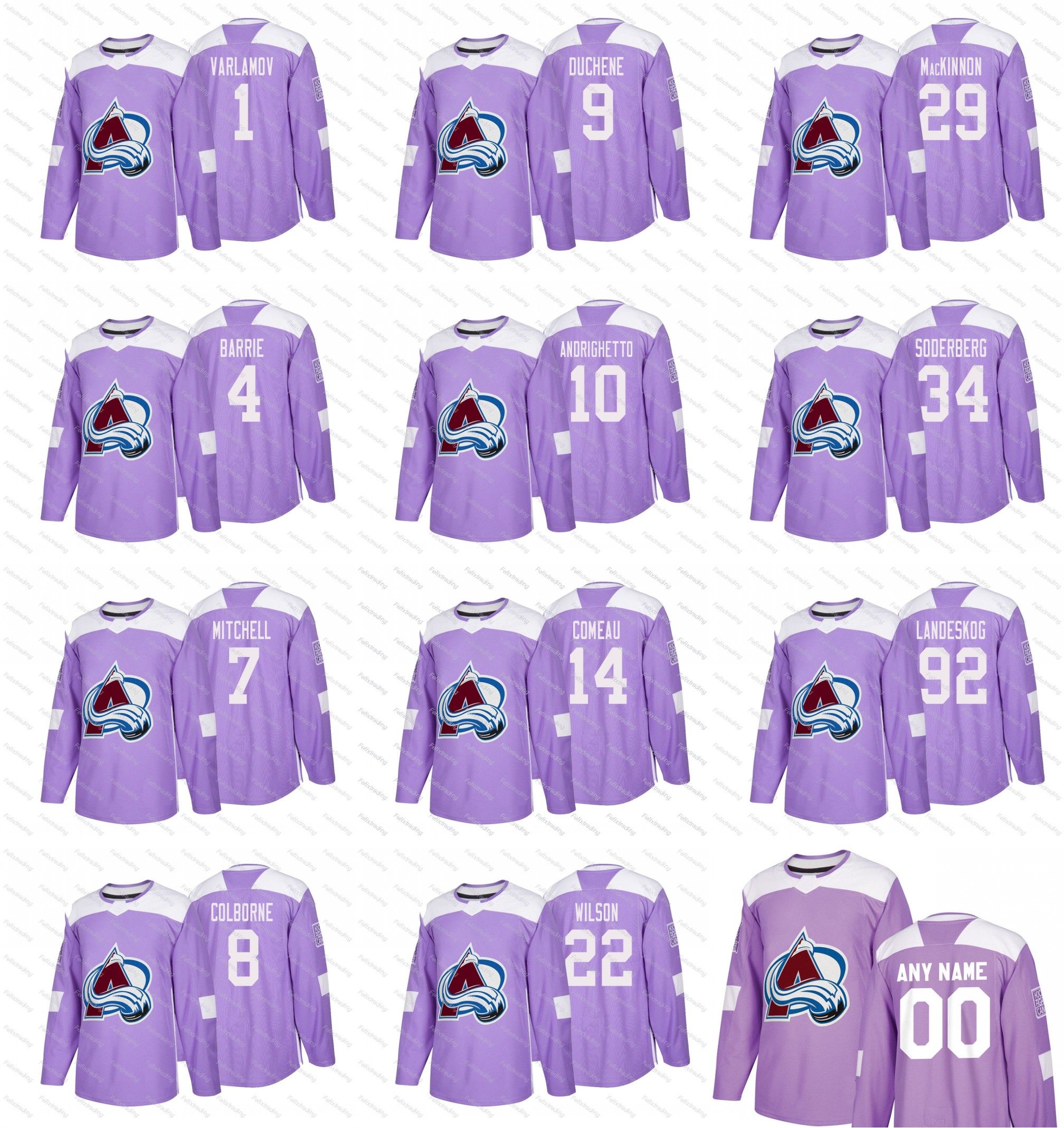purple avalanche jersey