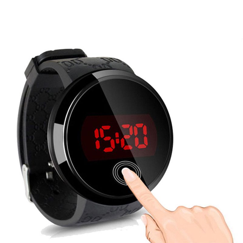Compre Hombres Calientes LED De Pantalla Táctil Reloj Digital Reloj De  Fecha De Silicona Hombre Relojes Hombres Reloj Deportivo Horas Relogio  Masculino A 3,44 € Del Shoppingmalls | Es.Dhgate.Com