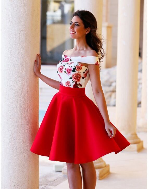 off the shoulder dress for graduation