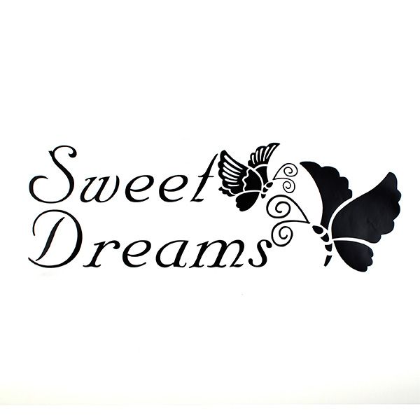 fashion design new sweet dreams butterfly vinyl quote wall sticker decal for home decor hot sale - Home Decor For Sale fashion design new sweet dreams butterfly vinyl quote wall sticker decal for home decor hot sale - Home Decor For Sale