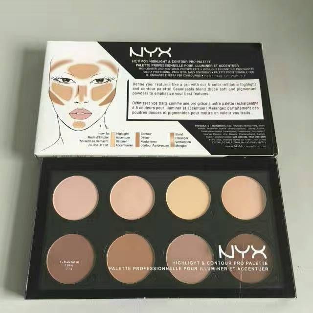 pressed powder foundation palette