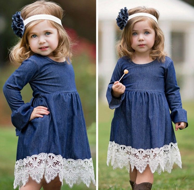 denim dress for girls