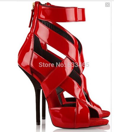 Arrival Patent Leather Sandals Fashion 