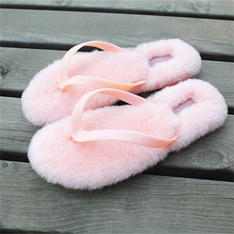 flip flops fluffy