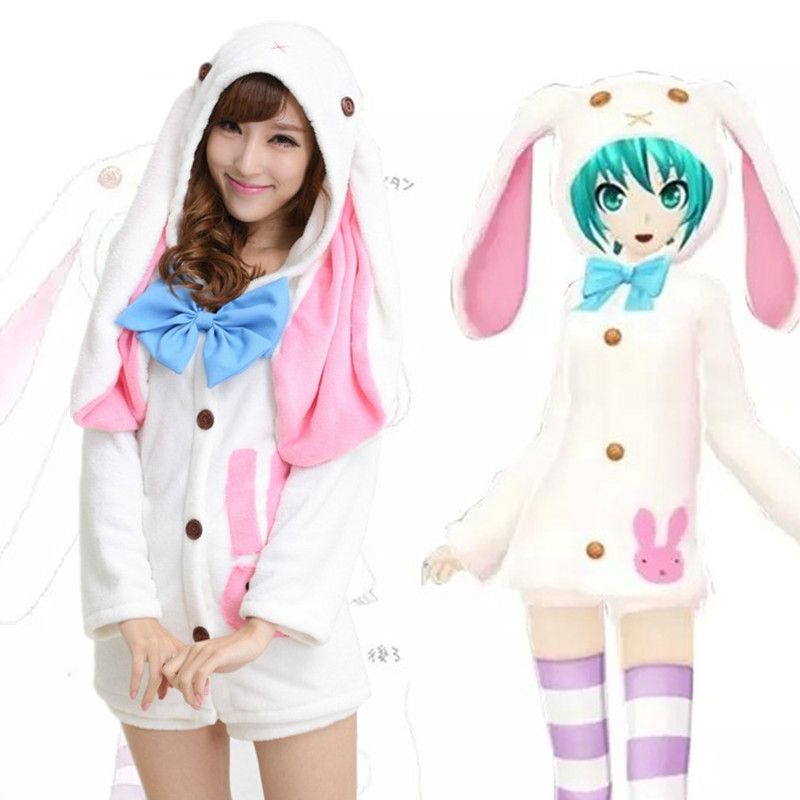 hatsune miku bunny hoodie