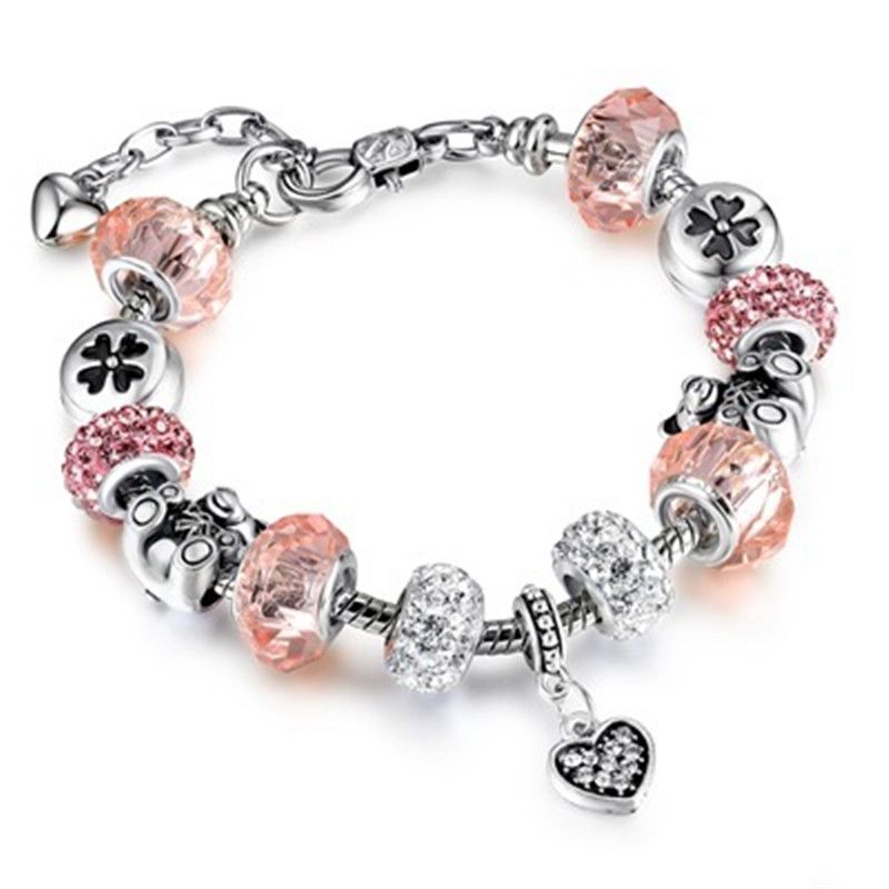 2021 Bracelets With Charm Beads For Pandora Pendant Bracelets