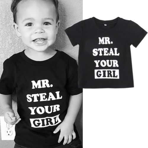 baby boy black t shirt
