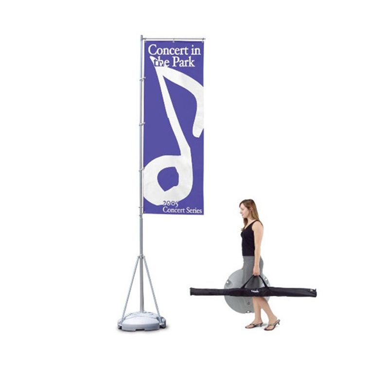 2020 4m Telescopic Aluminum Flagpole Banner Stand Giant Flag Pole
