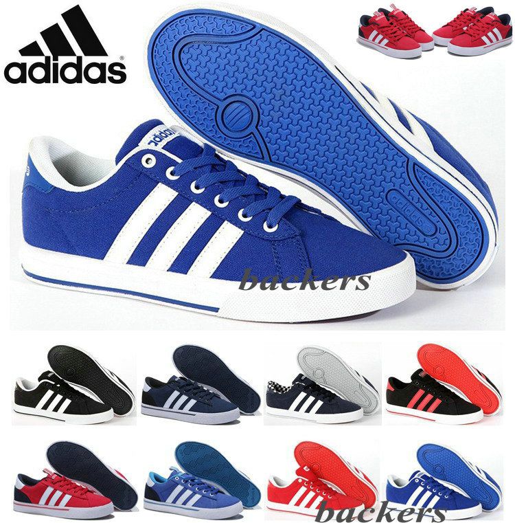 Originales Adidas Neo Mens Womens Low Top Zapatos casuales Running Sneakers Original Barato Rojo Tamaño Envío gratis