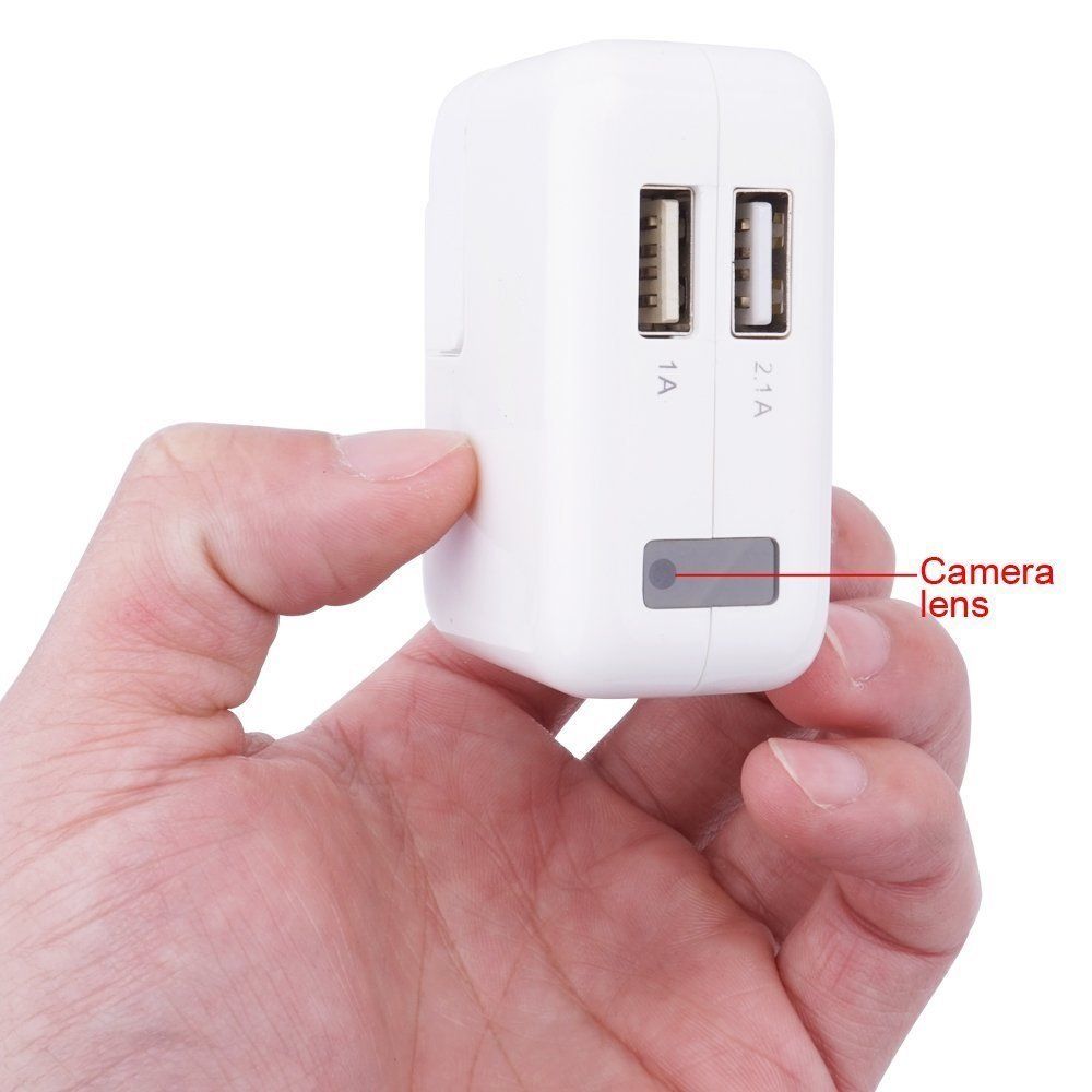 FULL HD 1080P USB Mini Motion Hidden Wall Charger SPYCamera US//EU Adapter Cam W