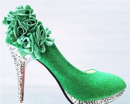 sapatos verdes