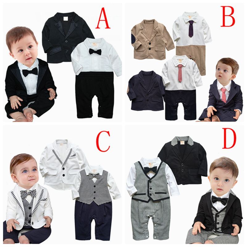 baby suit and tie onesie