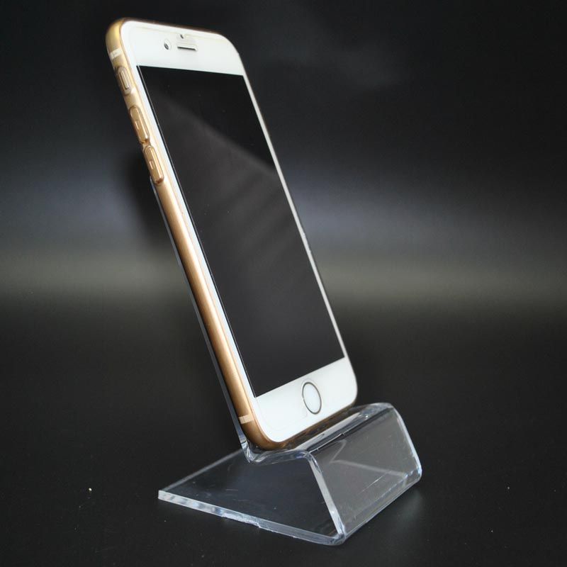Clear Plastic Cell Phone Display Holder Mobile Stand For Retail Store