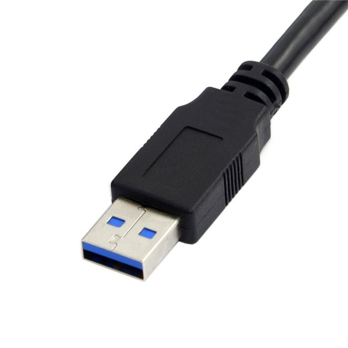 USB 3.1 Type C Male Locking Connector To Standard USB3.0 Male Data