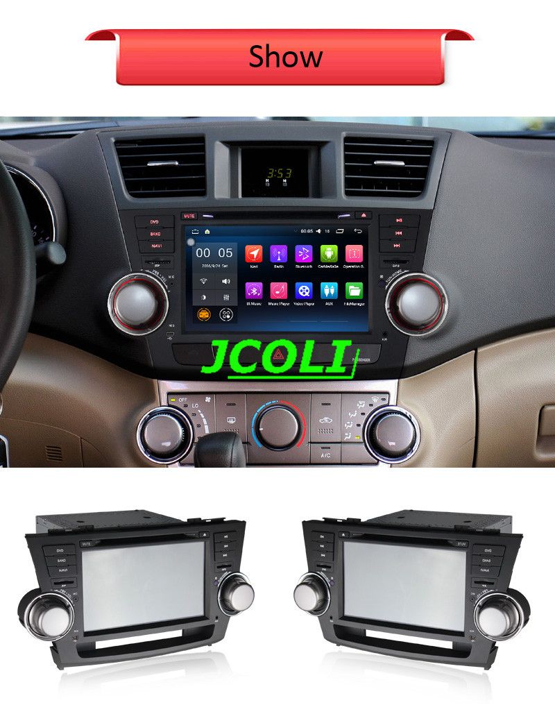 8 Quad Core Android 6.0.1 Car DVD Stereo Radio Player For Toyota
