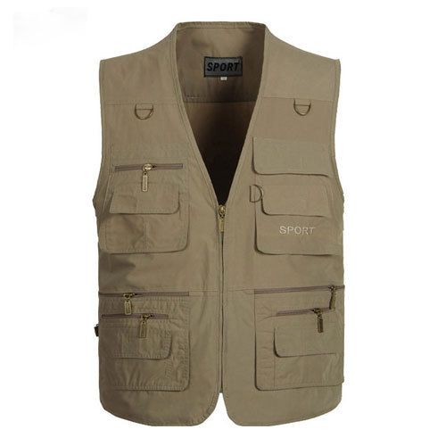 Acquistare Nuovo Gilet Multitasche Casual Di Mezza Età Outdoor Campeggio  Caccia Fotografia Vest Plus Size Uomo Popeline Stile Estivo Giacca  Economico | Consegna Veloce E Qualità | It.Dhgate
