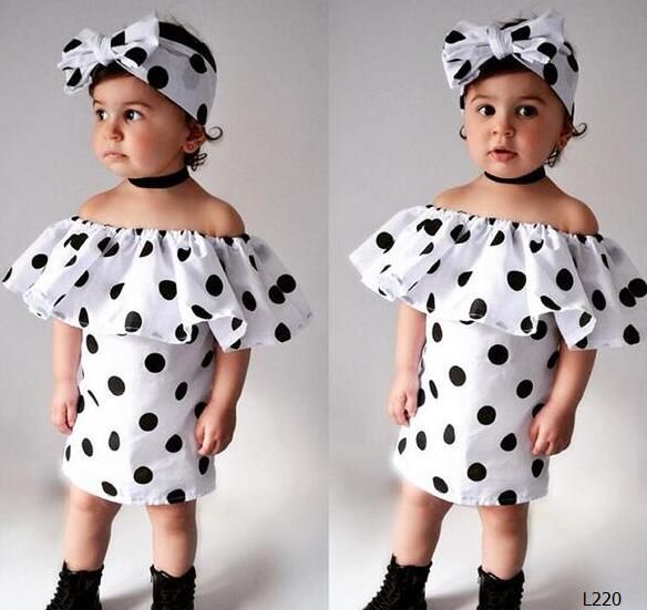 polka dot baby dress