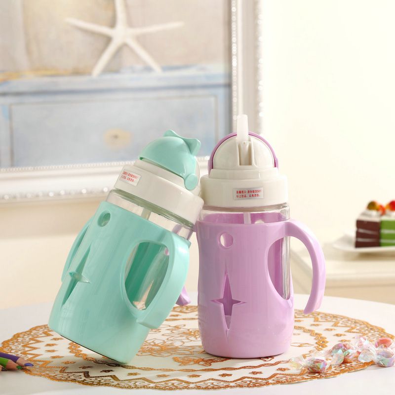 cute baby milk bottle