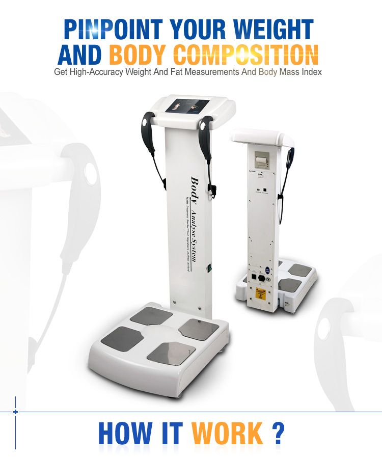 Human Body Health Analyzer Monitor Fat Wegith Scale Slimming Obesity Analysis Bmi Height Weight Measurement Machine New Diagnosis Testing Diagnostic