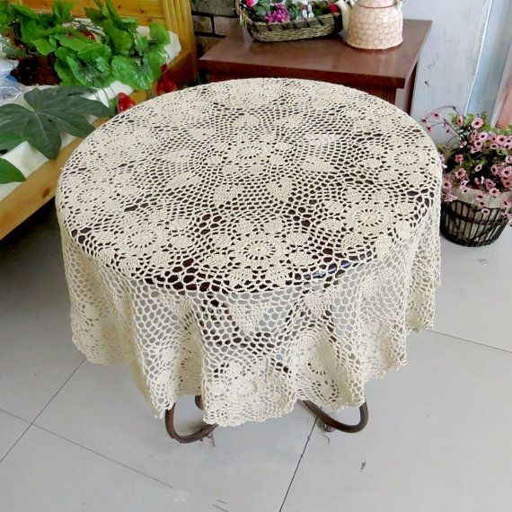Lovely Crochet Pattern Round Table Topper 100 Handmade Crochet Pattern Round Table Topper