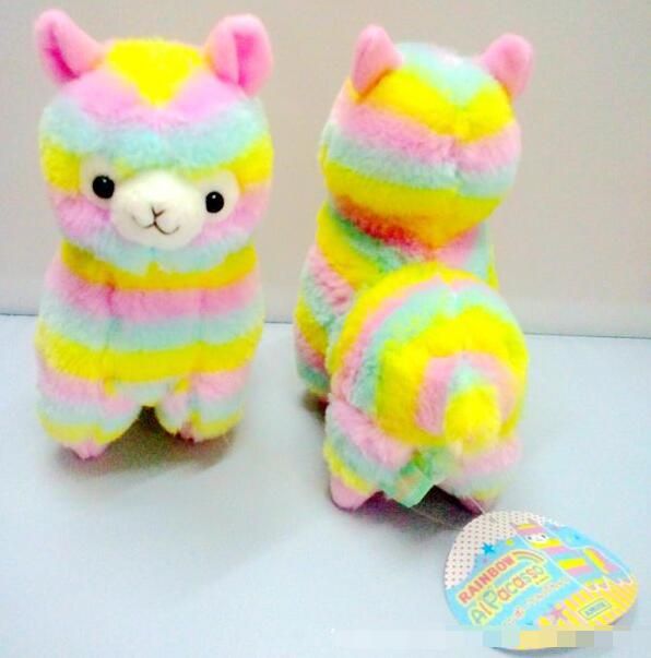 5" Rainbow Alpacasso Kawaii Alpaca Llama Arpakasso Soft Plush Toy Doll Gift Cute 