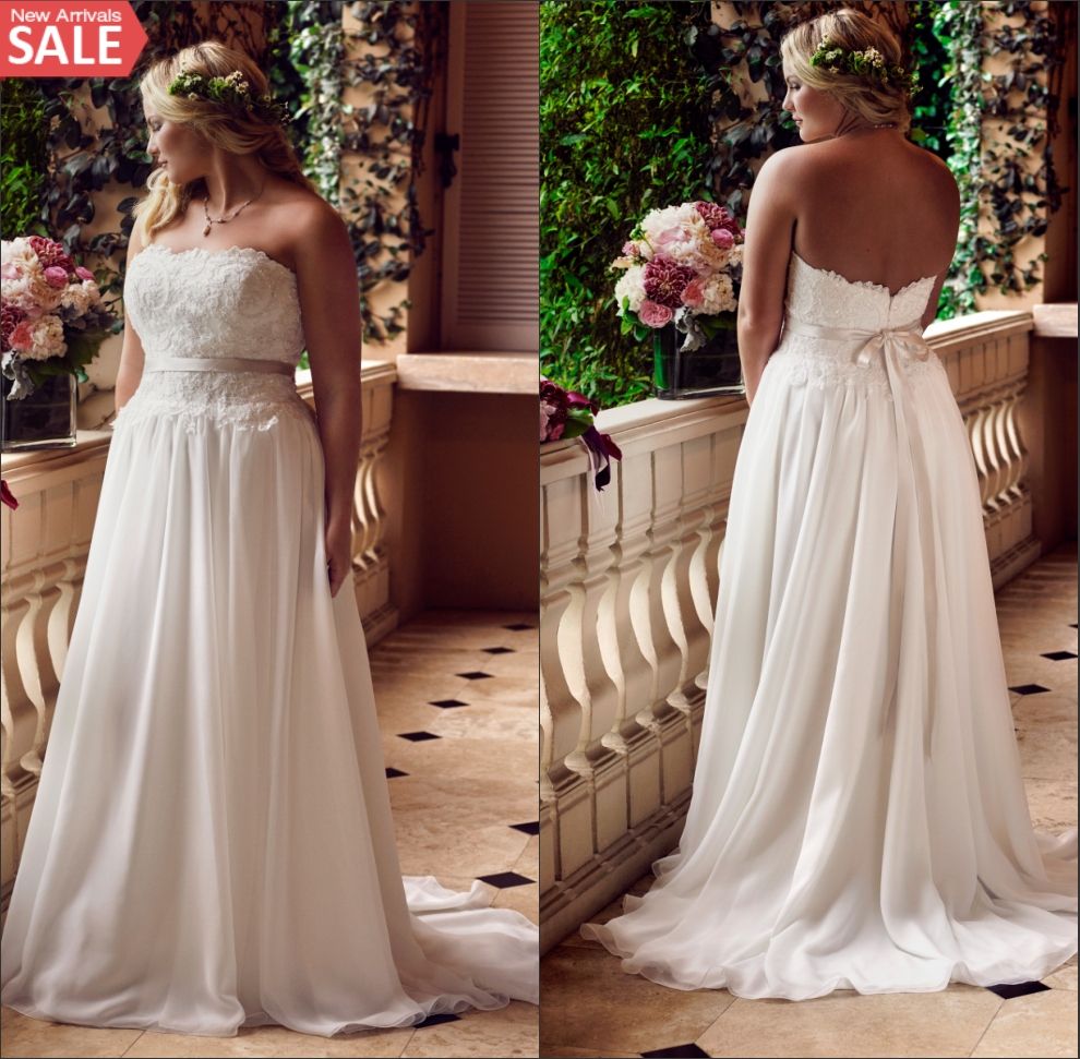 bigger girl wedding dresses