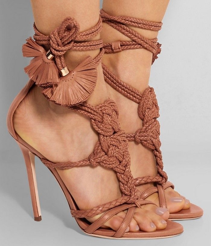 designer rope heels