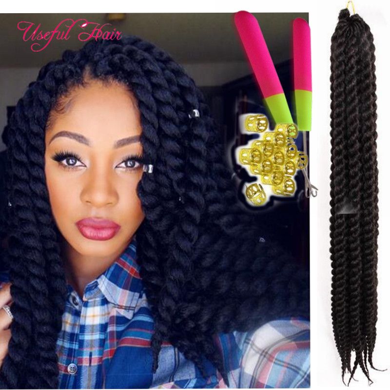 2019 100g 2x Havana Mambo Twist Crochet Braids Hair Extensions
