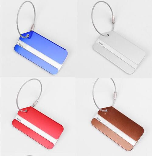 Stainless Steel Travel Luggage Tags Luggage Accessories