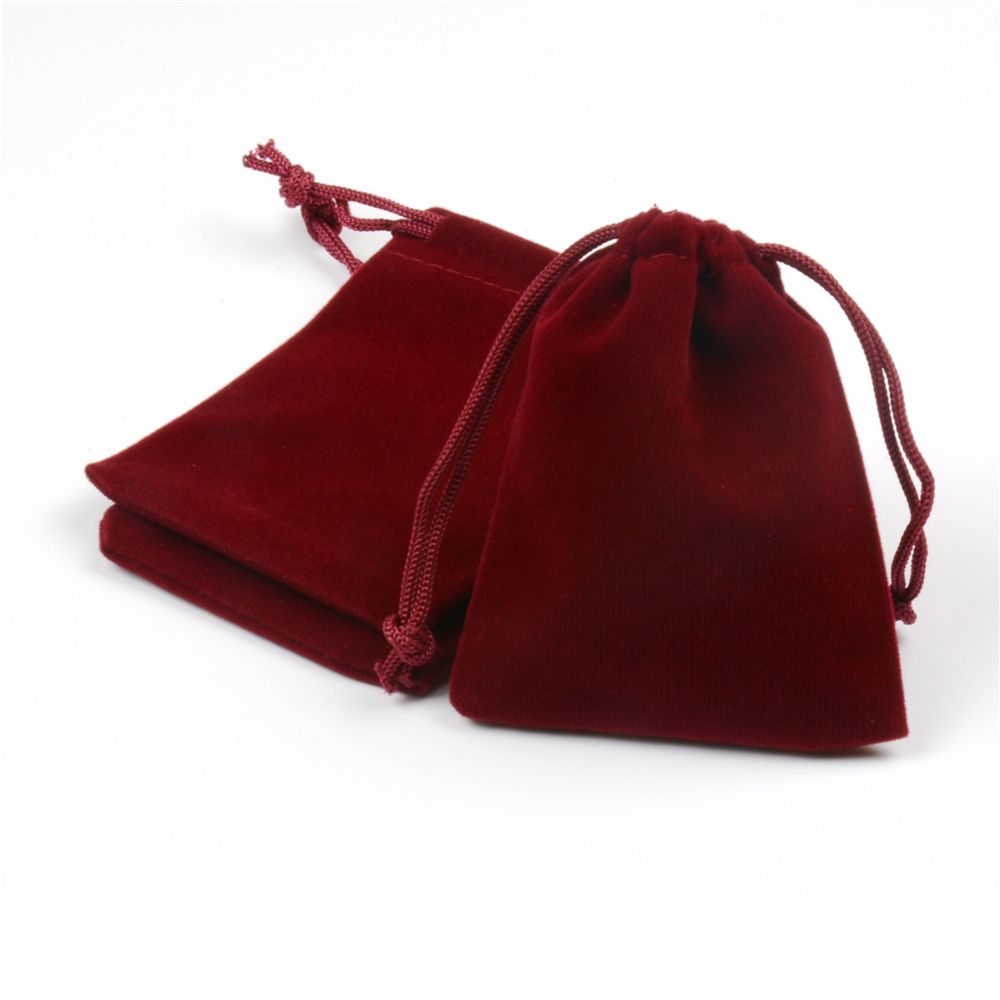 small velvet drawstring bags
