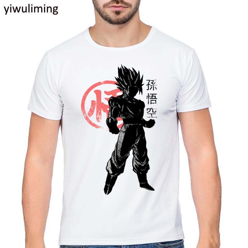 Hombres 3D Camiseta Dragon Ball Z Ultra Instinct Son Goku Super Saiyan Dios  Blue Vegeta Print Cartoon Summer Top Camiseta