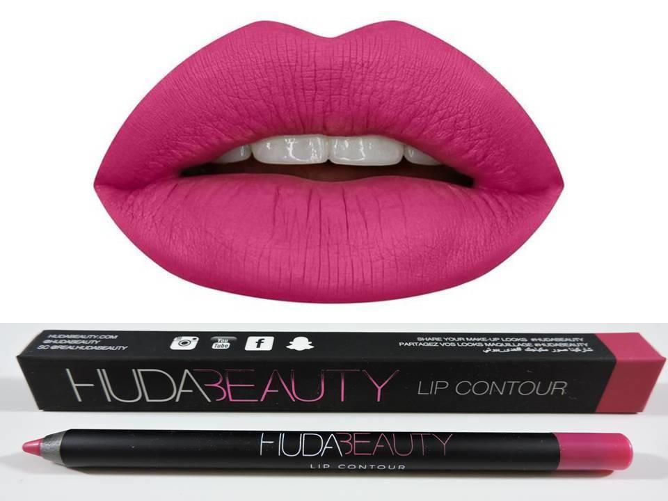 In Stock! The Newest Huda Beauty Lip Contour Makeup Matte Lipstick Lip Liner Cosmetics From