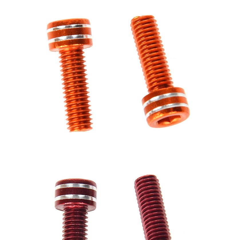 2021 Bike Bicycle Water Bottle Cage Bolts M5*15mm 7075 T6 Aluminum