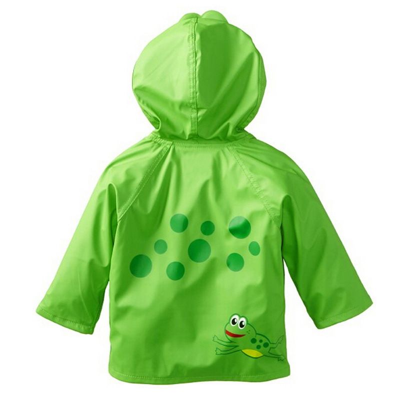 Children Boy Girl Kid Raincoat Rain Coat Rainwear Suit Poncho Cape Hooded US