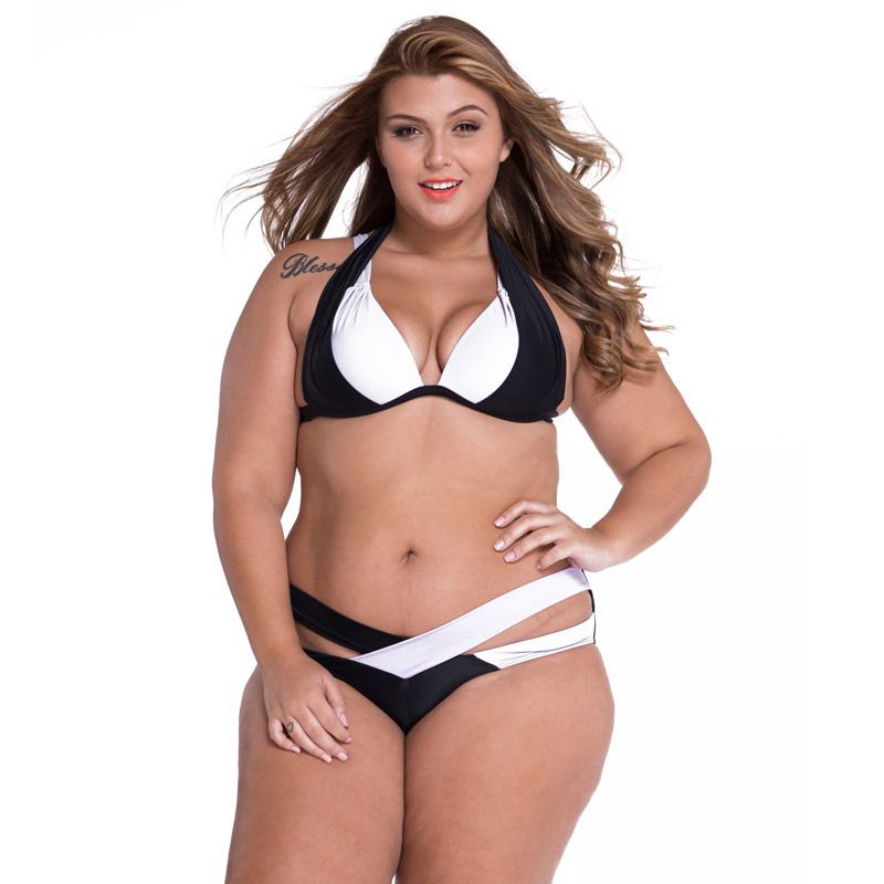 plus size women's bikini swimwear