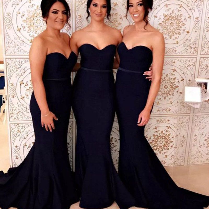 2019 Elegant Dark Navy Blue Bridesmaid Dress Long Formal Sweetheart Sleeveless Mermaid Bridesmaids Dresses For Wedding With Sash From Forever Love U 110 56 Dhgate Com 2019 Elegant Dark Navy Blue Bridesmaid Dress Long Formal Sweetheart Sleeveless Mermaid Bridesmaids Dresses For Wedding With Sash From Forever Love U 110 56 Dhgate Com