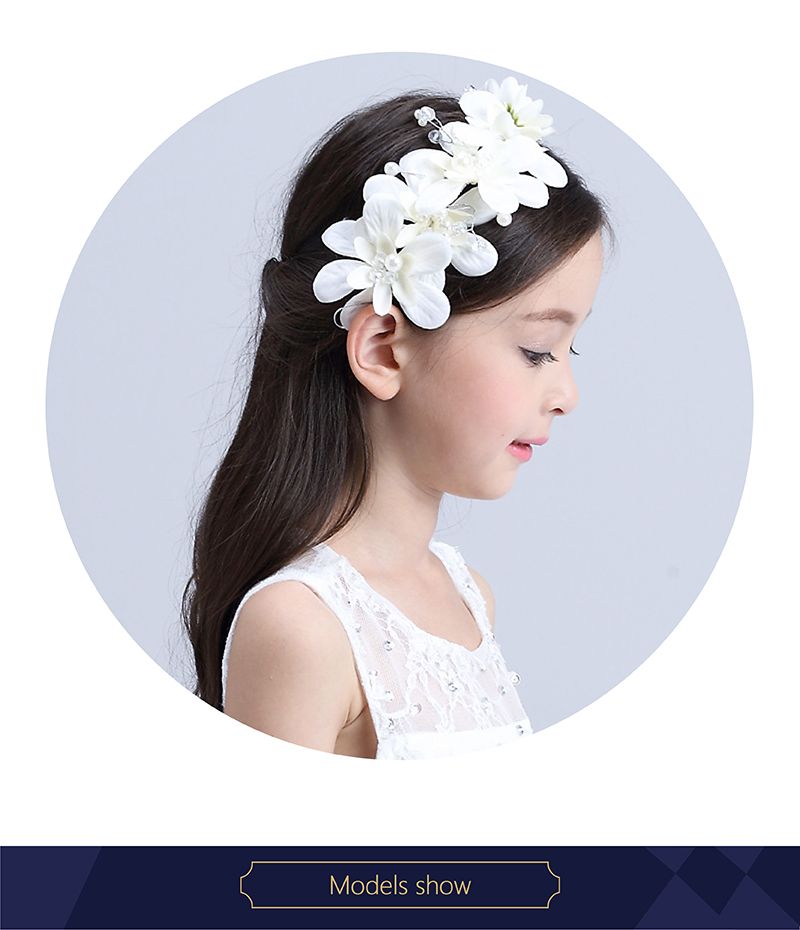 Hair Flowers Wedding Kids Beauty Contest And Wedding Hair Tiara