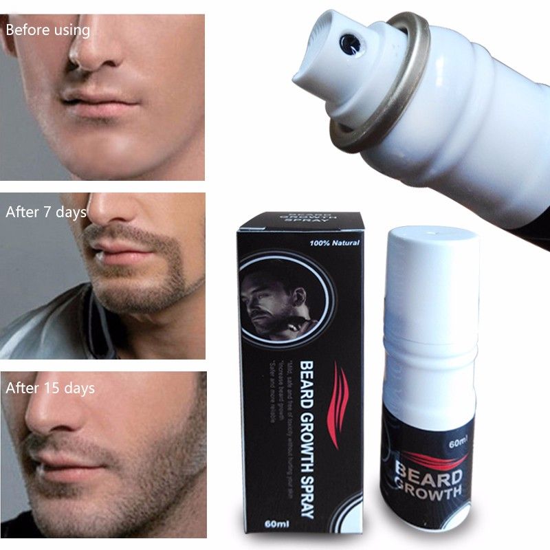Original Beard growth spray 60ml beard grow stimulator 100% natural accelerate beard growth oil facial hair grower Original Beard growth spray 60ml beard grow stimulator 100% natural accelerate beard growth oil facial hair grower