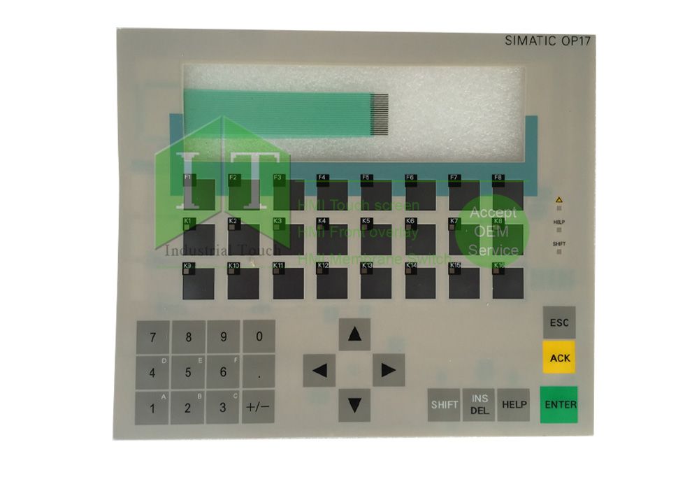 6AV3 617-1JC20-0AX1 Membrane Keypad Switch Keyboard for 6AV3617-1JC20-0AX1 OP17