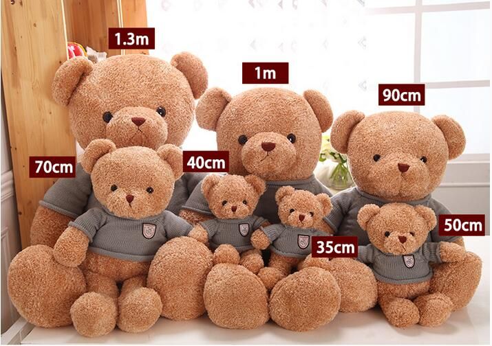 2020 Cute Plush Toy Teddy Bear Hug Doll 