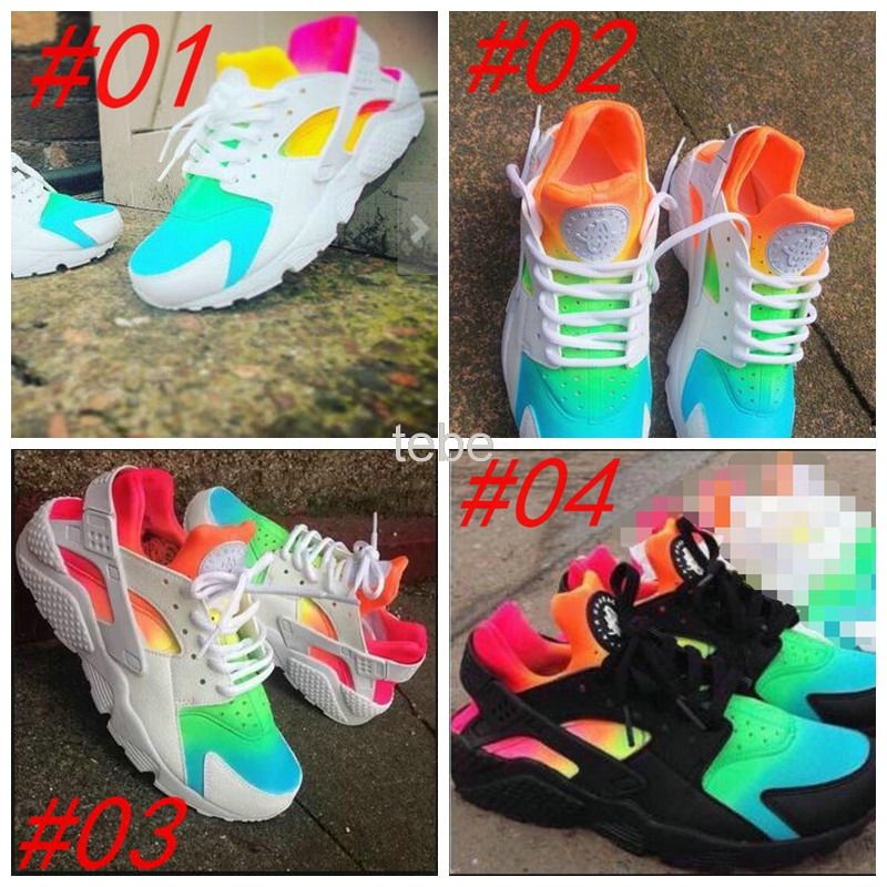 huarache multicolore fluo
